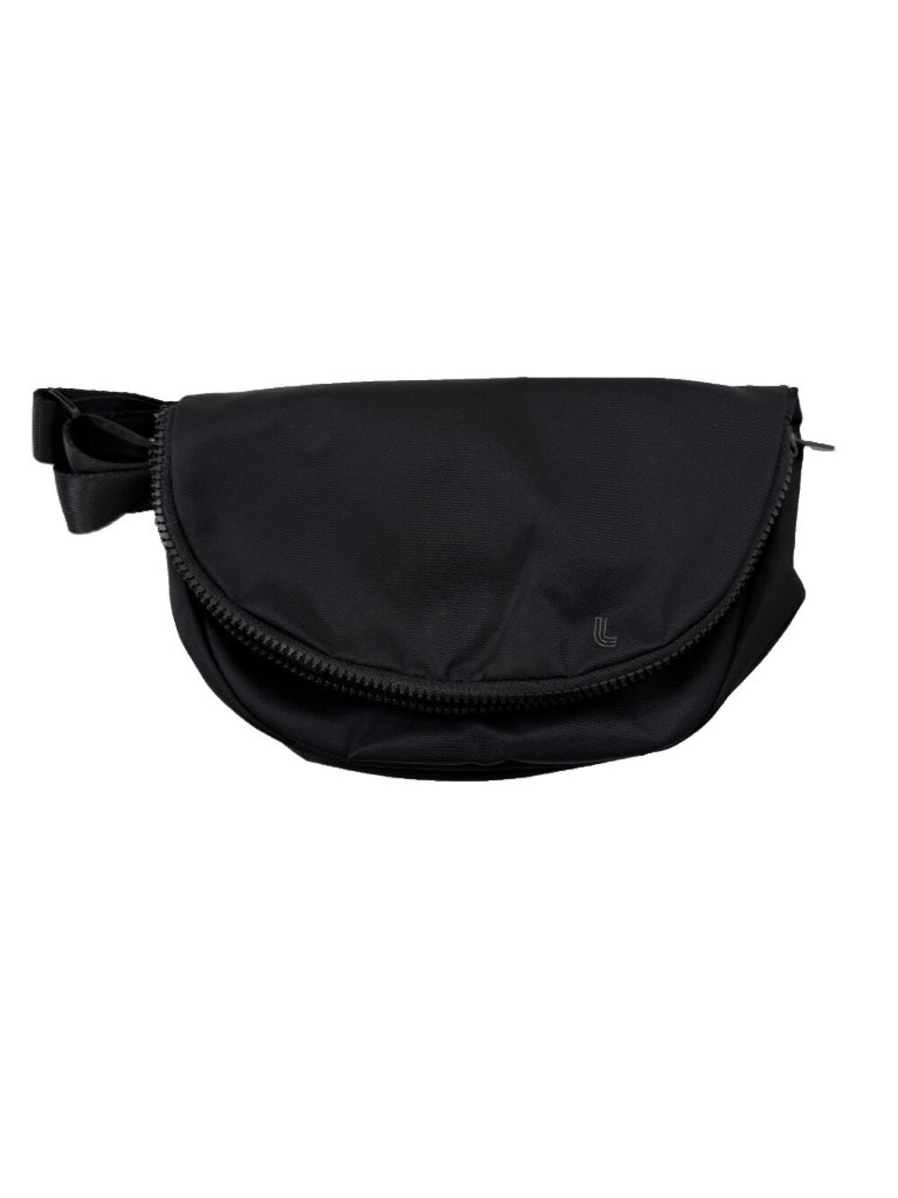 Lole Crossbody Purse Bag Black Adjustable Strap Fold Over Snap Closure